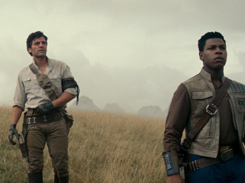 Oscar Isaac and Boyega in 'Star Wars: The Rise of Skywalker’ (Lucasfilm Ltd)