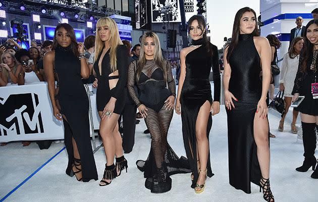 Congrats to Fifth Harmony! Lookin' good, ladies! Source: Getty