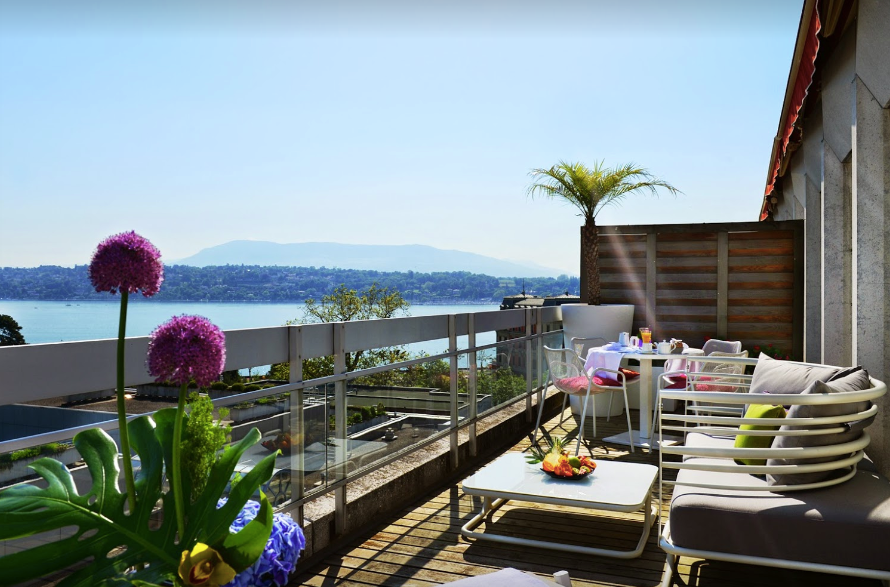 <p>Chic, artistic and conveniently located, <a rel="nofollow noopener" href="http://www.hotelnvygeneva.com/en/" target="_blank" data-ylk="slk:Hotel N’vY;elm:context_link;itc:0;sec:content-canvas" class="link ">Hotel N’vY </a>is a great hotel to stay at. It’s a mere five-minute walk from the lake and has all the amenities you will need. Modern artworks line the walls – and there’s one incredibly impressive collection of guitars that previously owned to rock legends such as Jimi Hendrix. Rooms start from 200 CHF a night. </p>