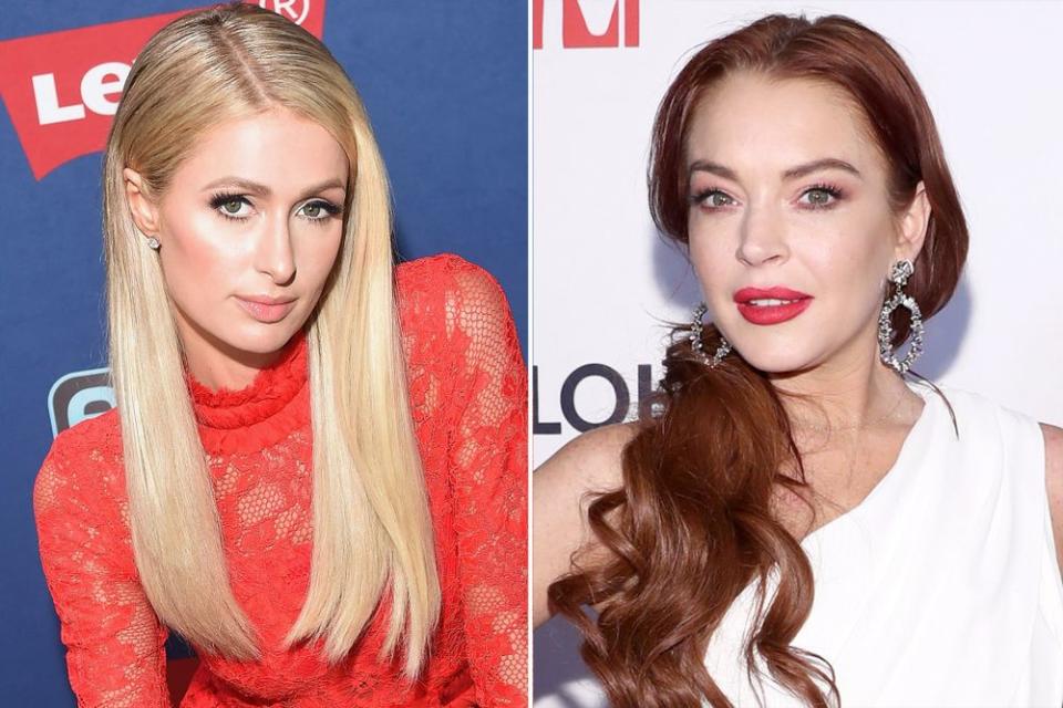 Paris Hilton, Lindsay Lohan | Gary Gershoff/Getty Images