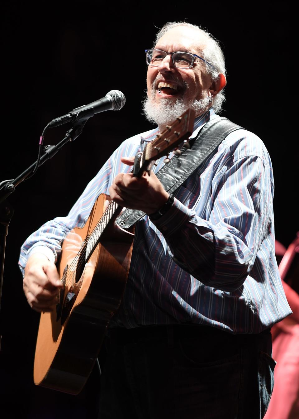David Bromberg performs with his Big Band at the Beacon Theatre in New York on June 10.