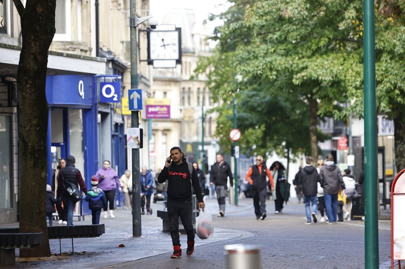 Newport city centre stock images
Pictured: Commercial Street, Newport