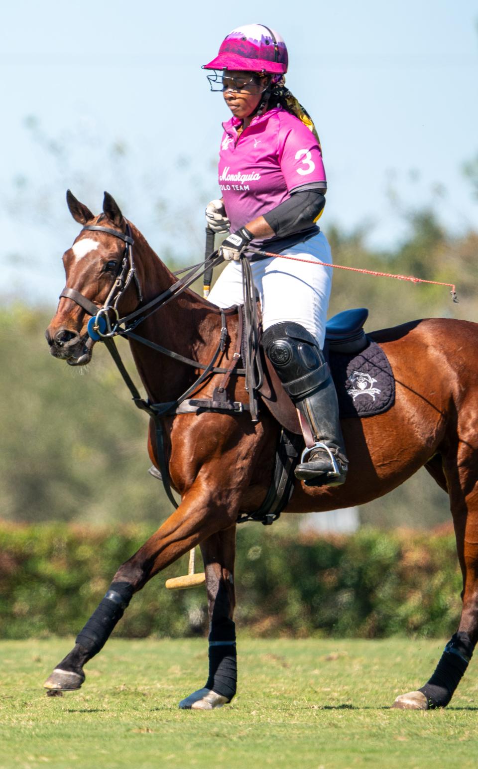 Shariah Harris will be competing with the Work To Ride/Grand Champions team at the U.S. Open Women's Polo Championship.