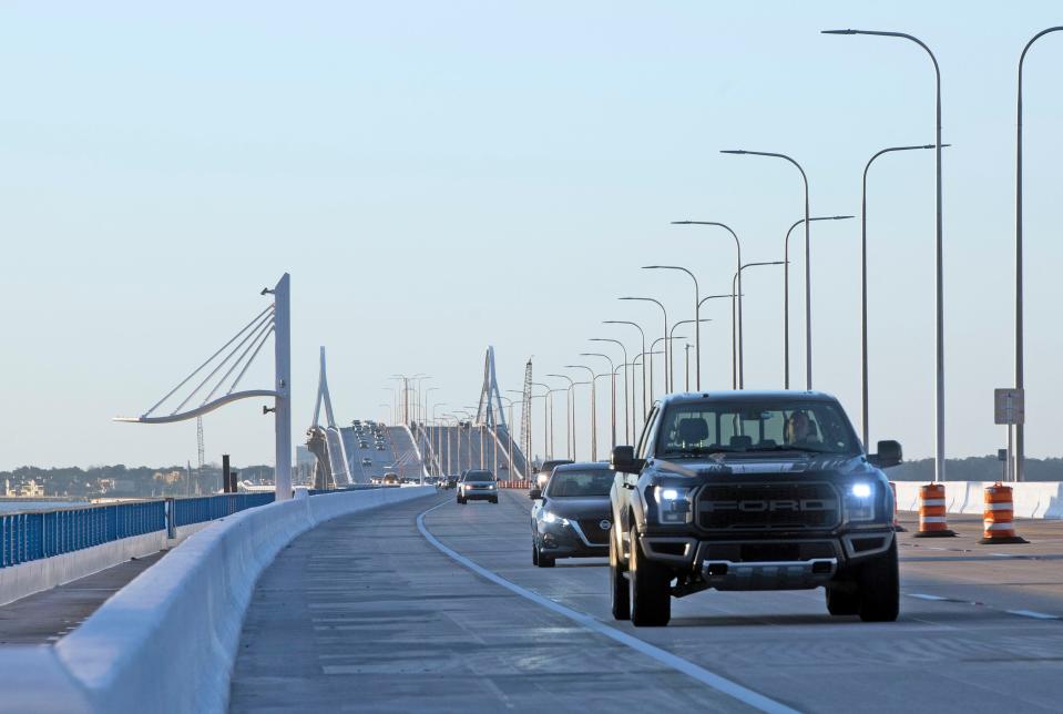 The Florida Department of Transportation opened the westbound lane of the new General Daniel "Chappie" James, Jr. Bridge to motor vehicle traffic on Tuesday, Feb. 14, 2023.