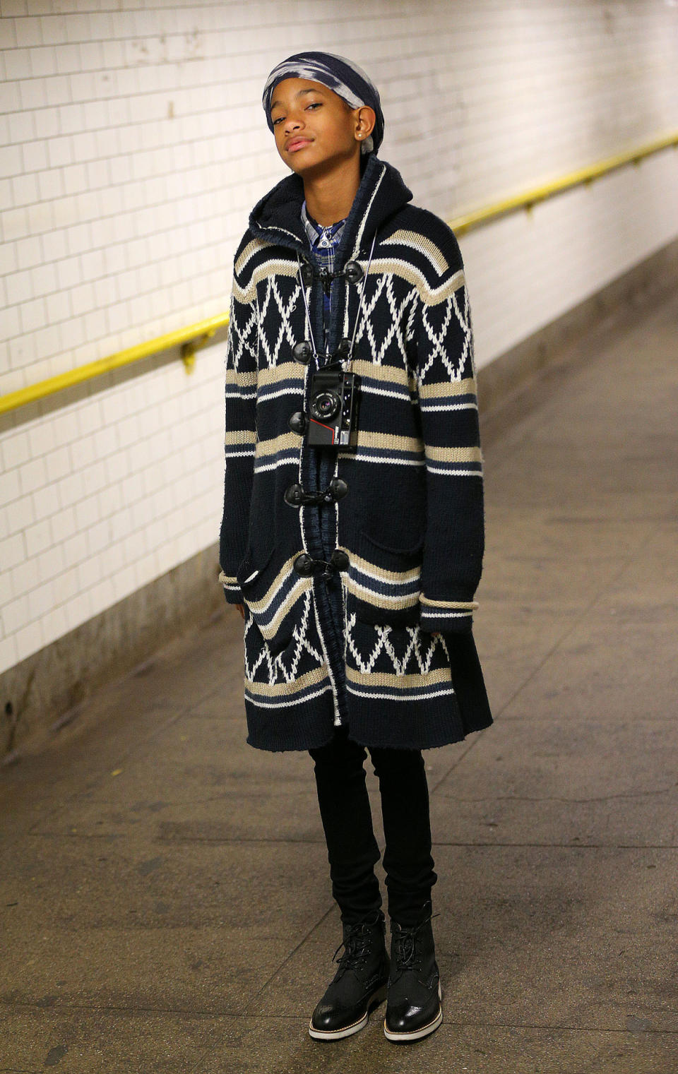 Willow Smith’s unique street style makes the underground a bit more fashionable.