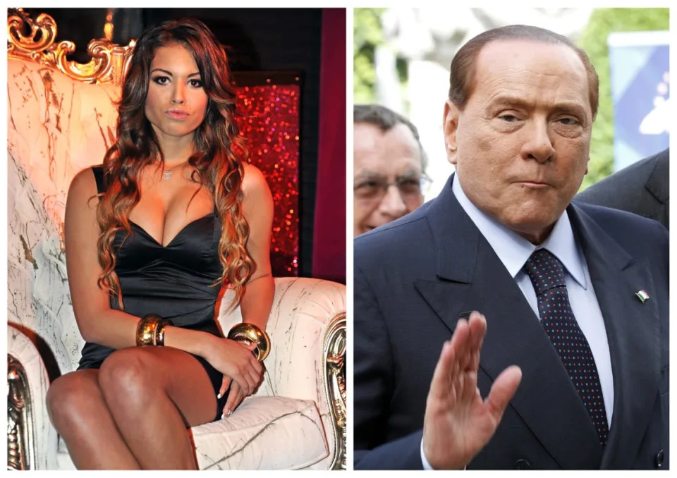 <div class="inline-image__caption"><p>Berlusconi was accused of paying for sex with teenage nightclub dancer Karima El Mahroug of Morocco (left) who performed under the stage name of Ruby the Heartstealer.</p></div> <div class="inline-image__credit">Reuters</div>