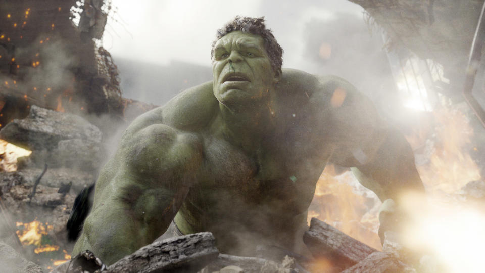 The Hulk in "The Avengers."