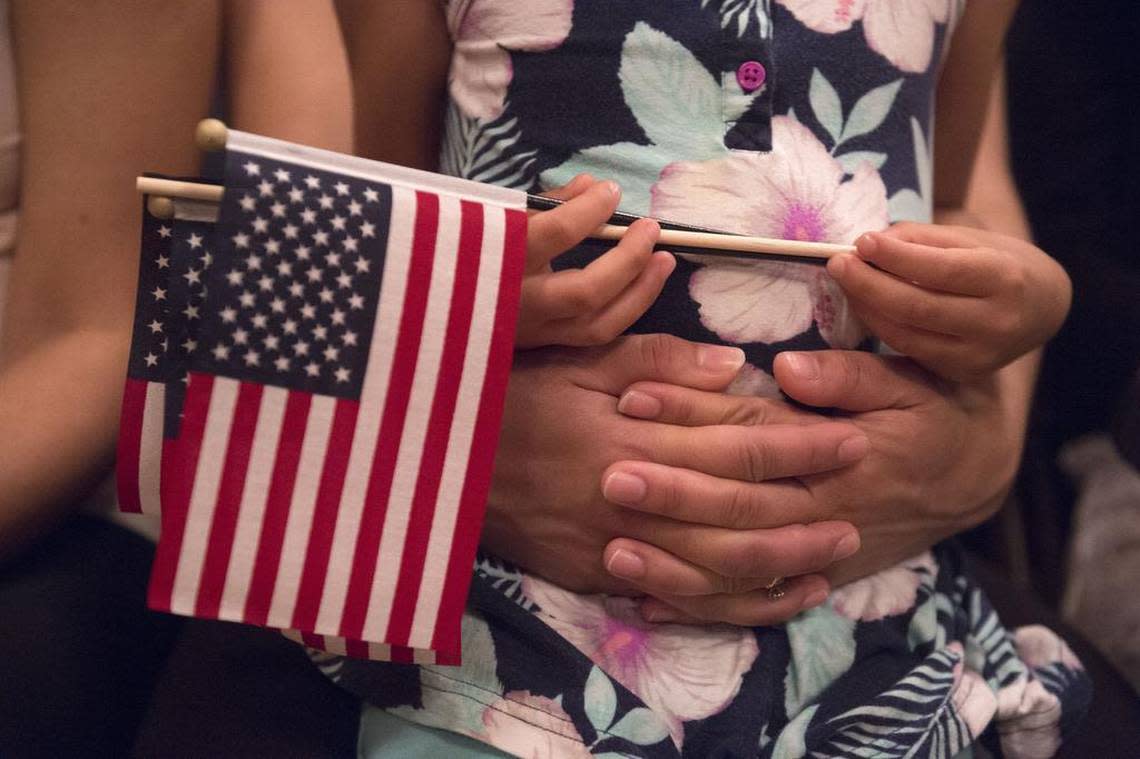 An estimated 2.4 million people living in California are eligible to become U.S. citizens, including more than 23,000 people in Fresno County, according to USCIS.
