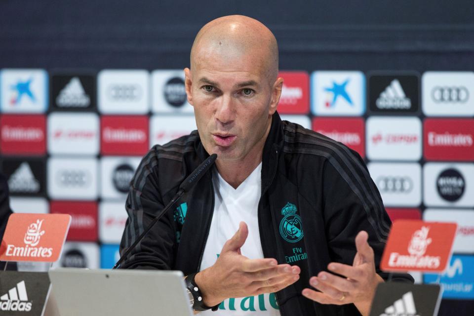 Zinedine Zidane traverse une période difficile avec le Real… EFE/ Rodrigo Jimenez