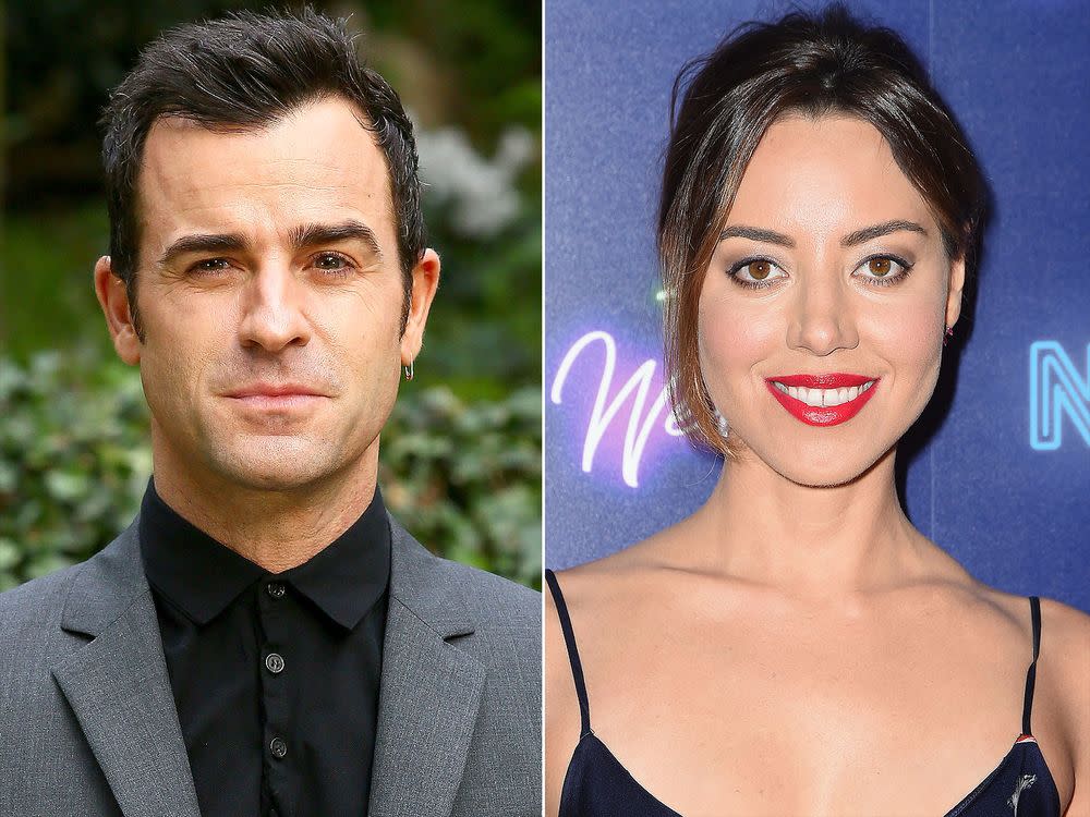 Justin Theroux spotted with Aubrey Plaza in NYC after split from ...