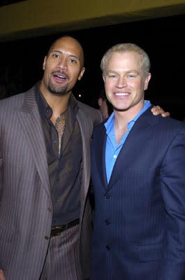 Dwayne "The Rock" Johnson and Neal McDonough at the LA premiere of MGM's Walking Tall