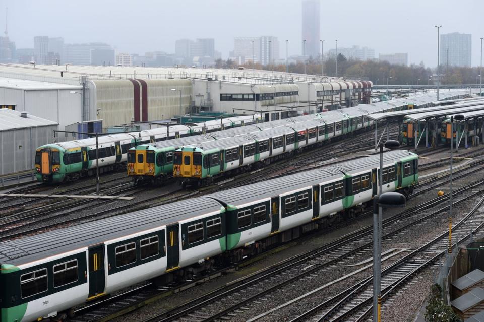Thousands more railway workers are to be balloted for strikes in escalating disputes which threaten travel chaos this summer (Kirsty O’Connor/PA) (PA Archive)