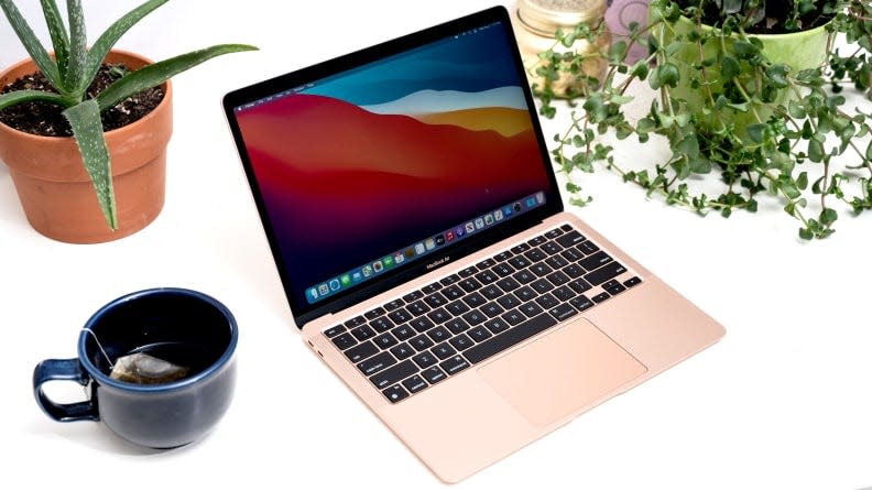 Apple's 2020 model of the MacBook Air is the best laptop we've ever tested and you can get it for $100 off at Amazon.