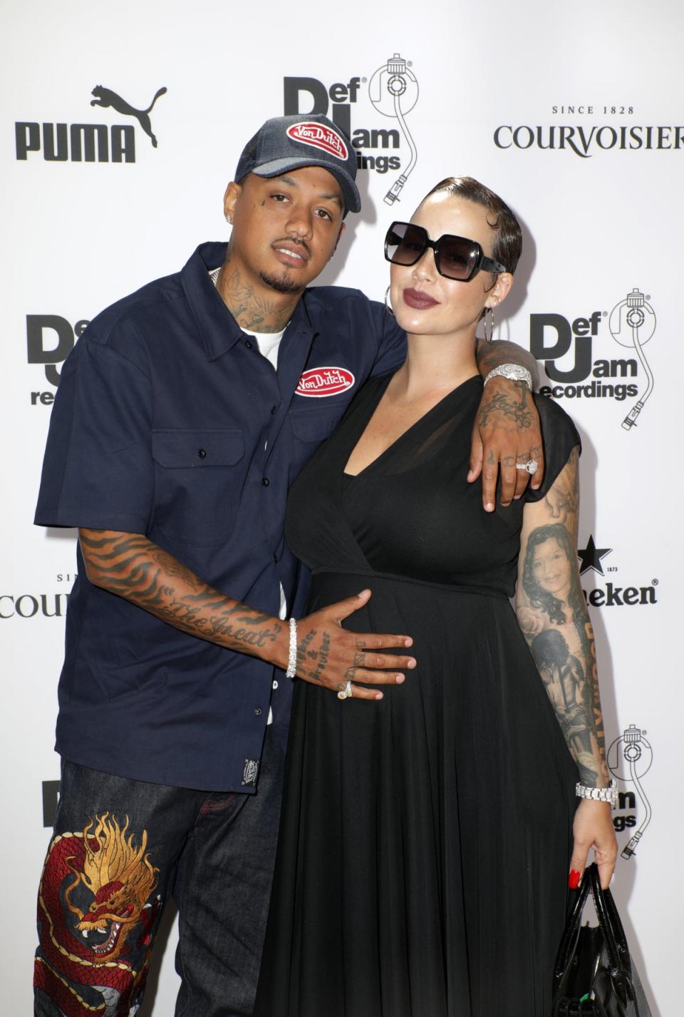 Edwards was previously in a relationship with Amber Rose and the pair share a son (Getty Images for Def Jam)