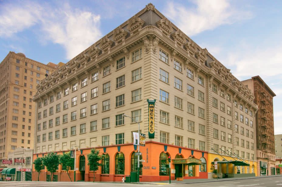 舊金山摩納哥酒店。（圖片來源：Hotel Monaco San Francisco - a Kimpton Hotel）