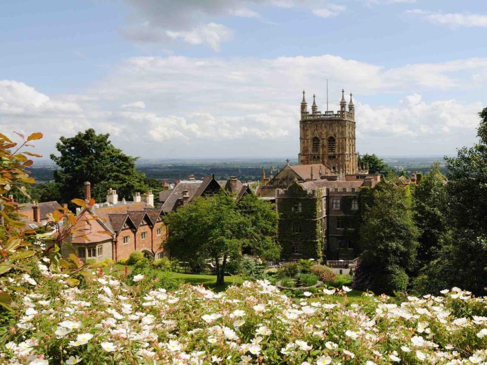 Take in the pretty views towards the Vale of Evesham in Malvern (Getty)