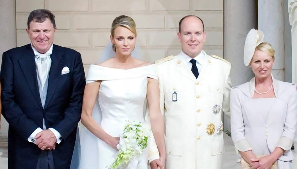 Mike und Lynette Wittstock begleiteten voller Stolz am 2. Juli 2011 die Hochzeit ihrer Tochter&#xa0;Charl&#xe8;ne mit F&#xfc;rst Albert von Monaco.