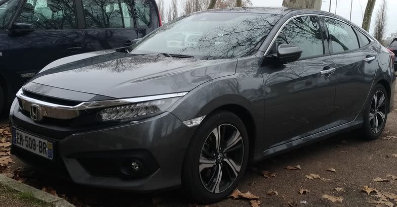 2017 Honda Civic (1.5 VTEC 182 hp) at Chalon sur Saône