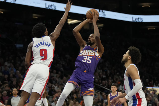 Detroit Pistons vs. Phoenix Suns: Time, TV for game vs. Kevin Durant