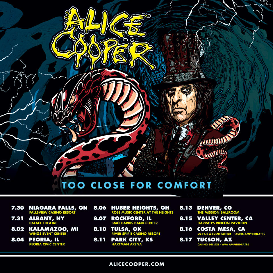 alice cooper summer 2024 tour