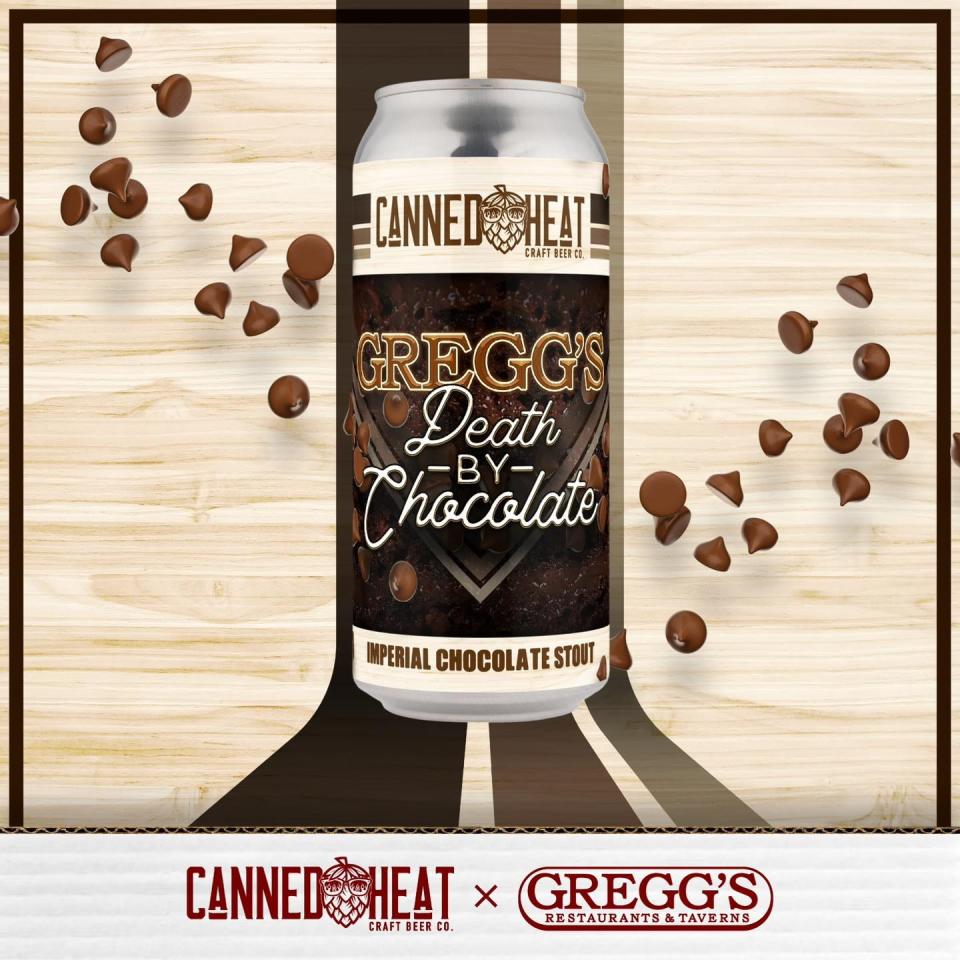 Canned Heat Craft Beer and Gregg’s have collaborated on a new brew: Death by Chocolate.