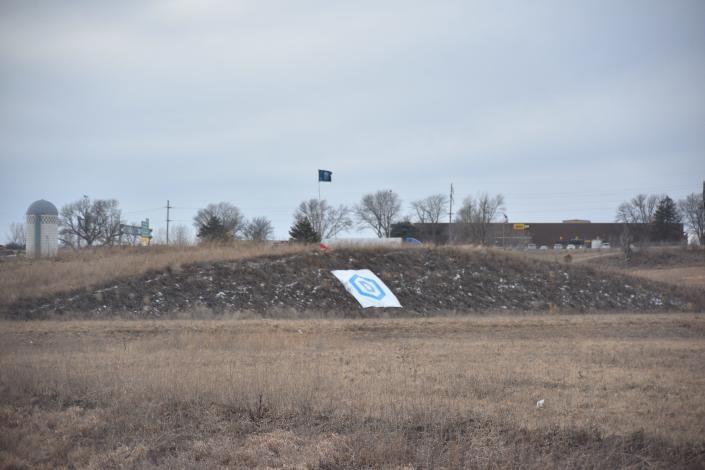 This pile of dirt southwest of the Sanford Sports Complex is the future site of Dakota State University&#39;s Applied Research Laboratory in Sioux Falls. The future site as pictured Jan. 26, 2022.