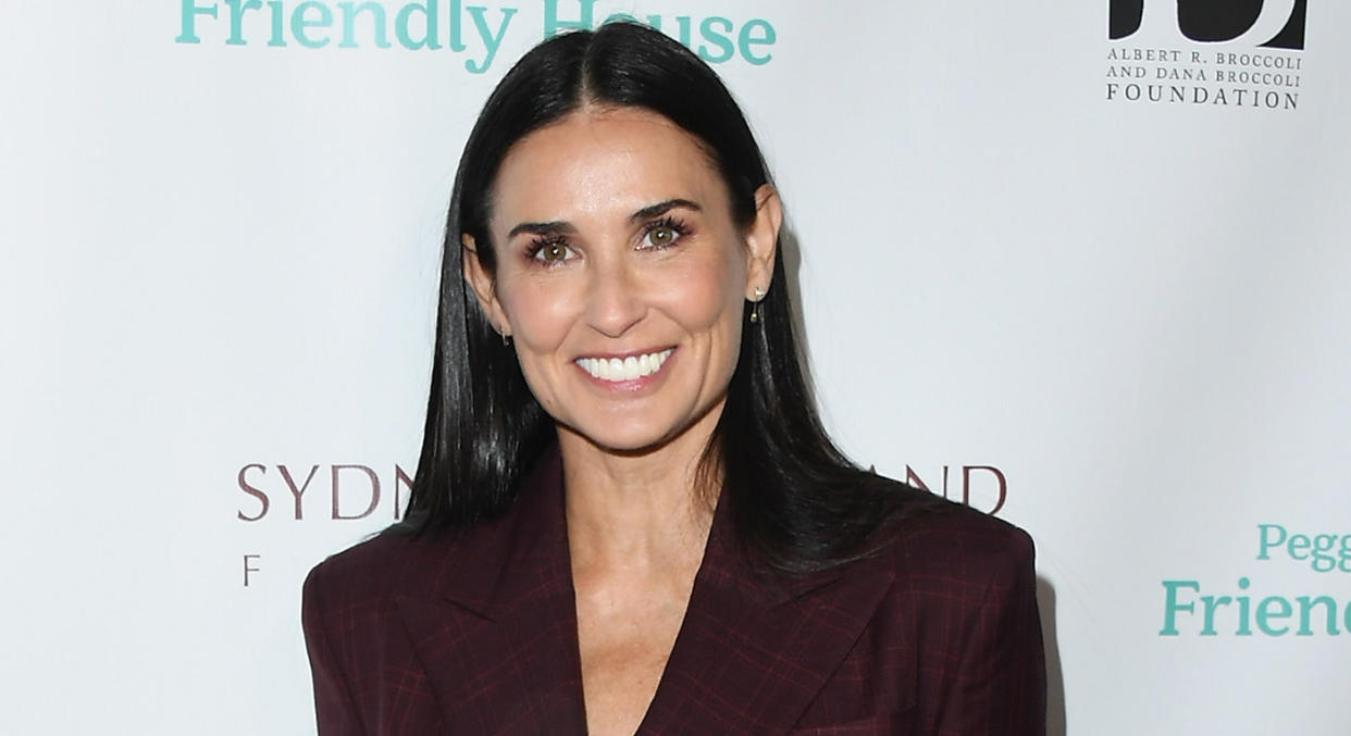 Demi Moore admitted to feelings of inadequacy at the start of her career. [Photo: Getty]