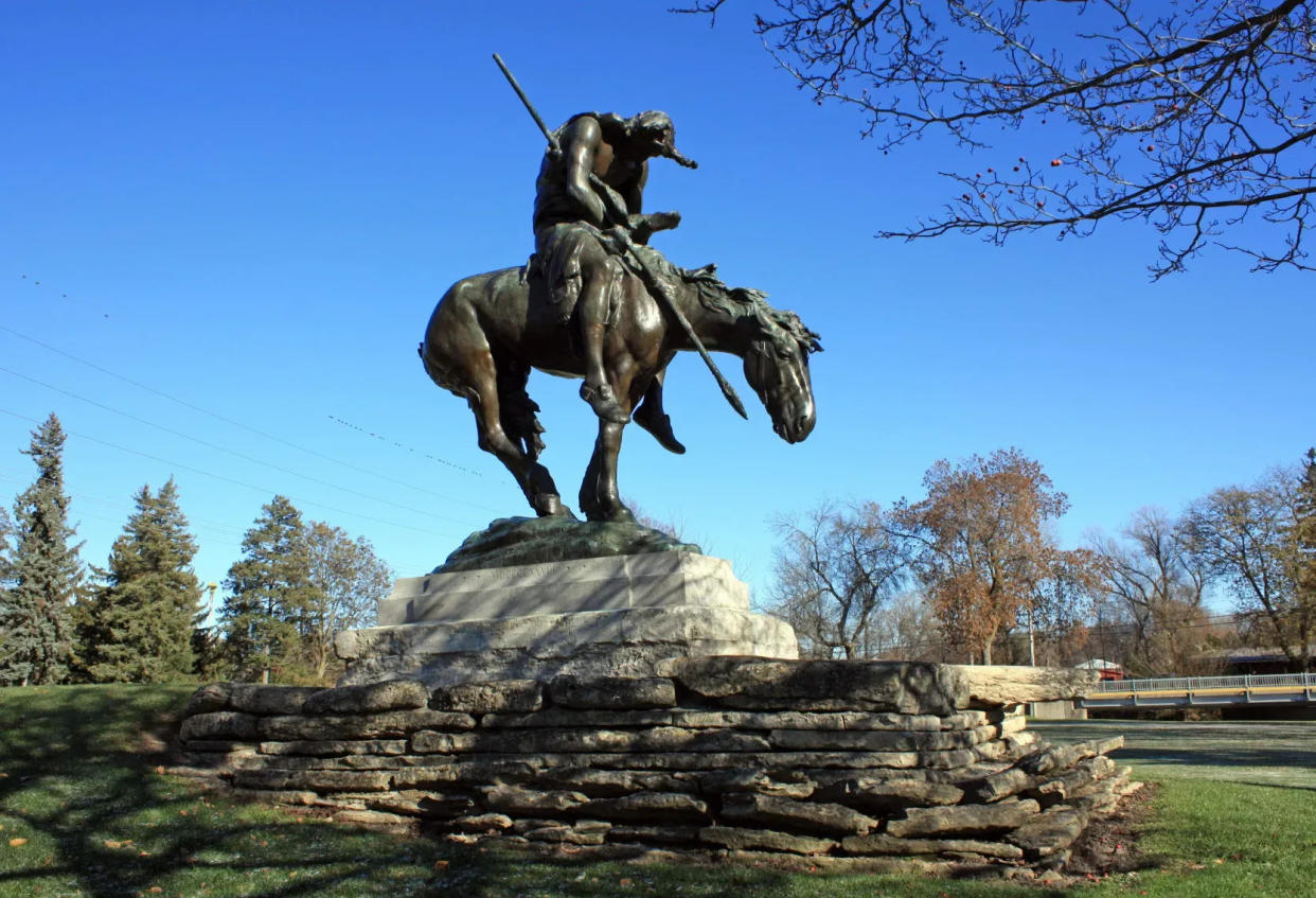 'End of the Trail' is Waupun’s most famous sculpture. Created by James Earl Fraser, the sculpture was commissioned by Waupun-area native Clarence Addison Shaler and donated to the city in 1929.