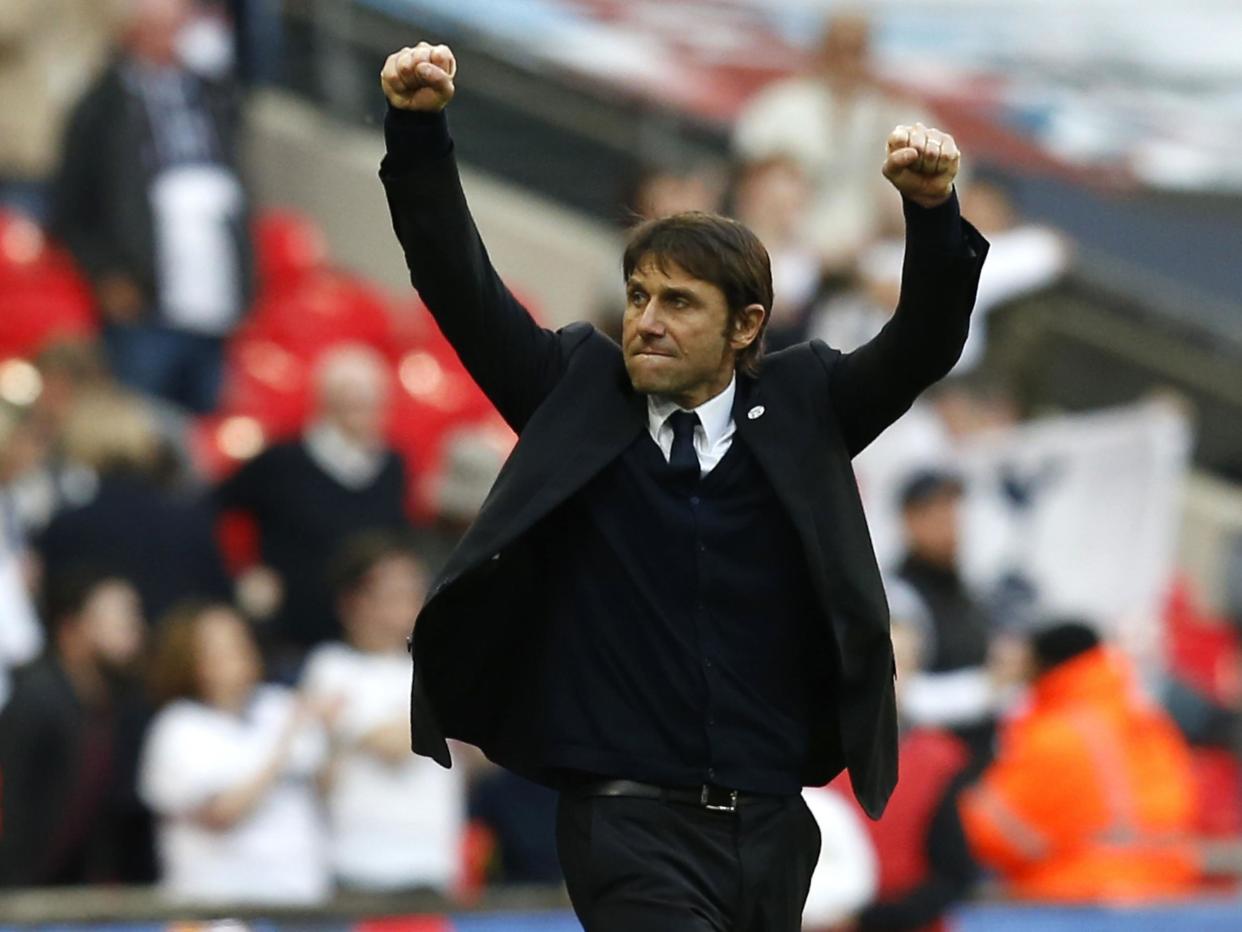 Conte likened this season to his first in charge of Juventus: Getty