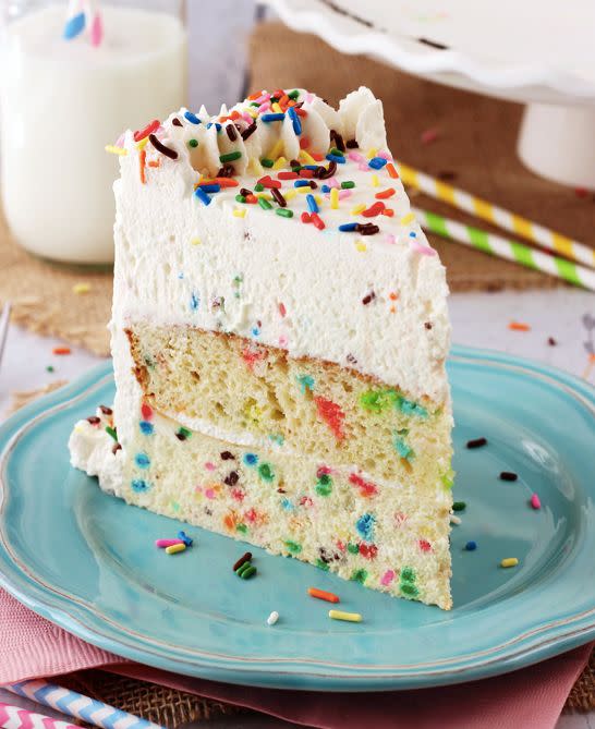 <strong>Get the <a href="http://www.lifeloveandsugar.com/2014/03/21/funfetti-millionaire-cake-recipe/" target="_blank">Funfetti Millionaire Cake recipe</a> from Life, Love & Sugar</strong>