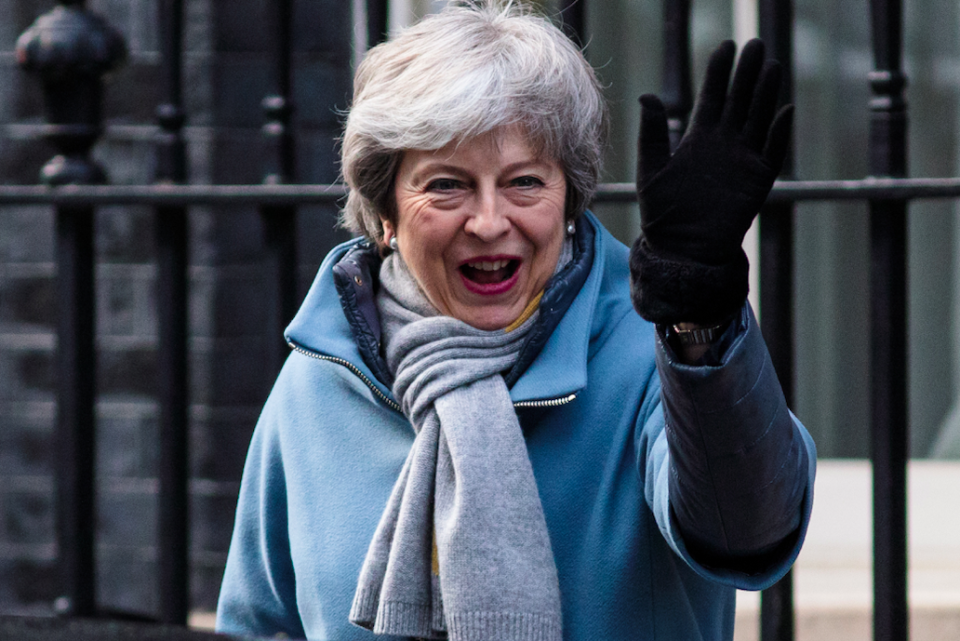 <em>Theresa May has said she will resign if her Brexit deal goes through Parliament (Getty)</em>