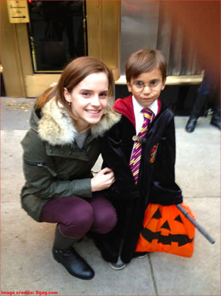 Emma Watson makes a young Harry Potter fan’s dream come true