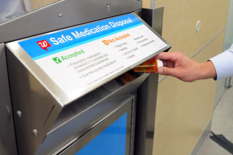 Walgreens has more than 1,550 kiosks across 46 states and Washington, D.C. These kiosks are a convenient way to ensure medications are not accidentally or intentionally misused. (Photo: Business Wire)