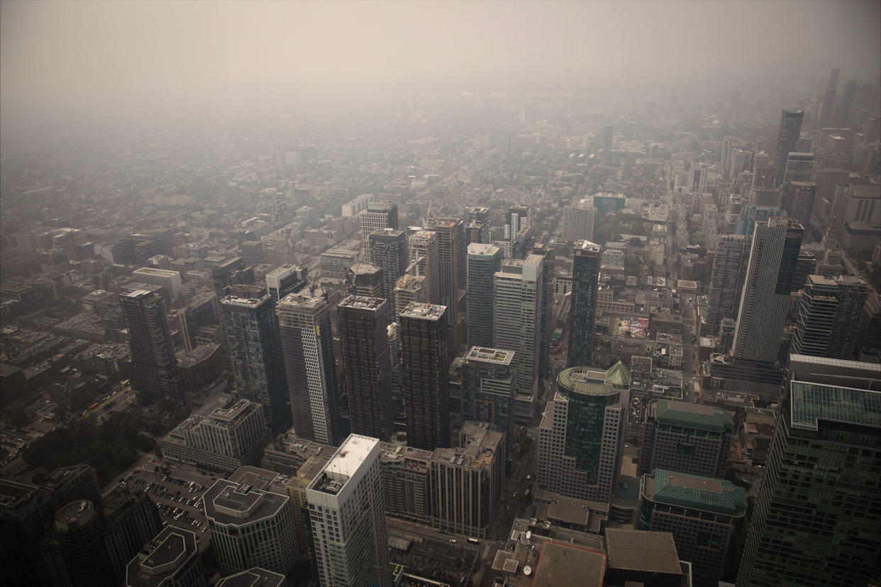 Wildfire Smokes Covered TorontoArif Balkan/NurPhoto via Getty Images