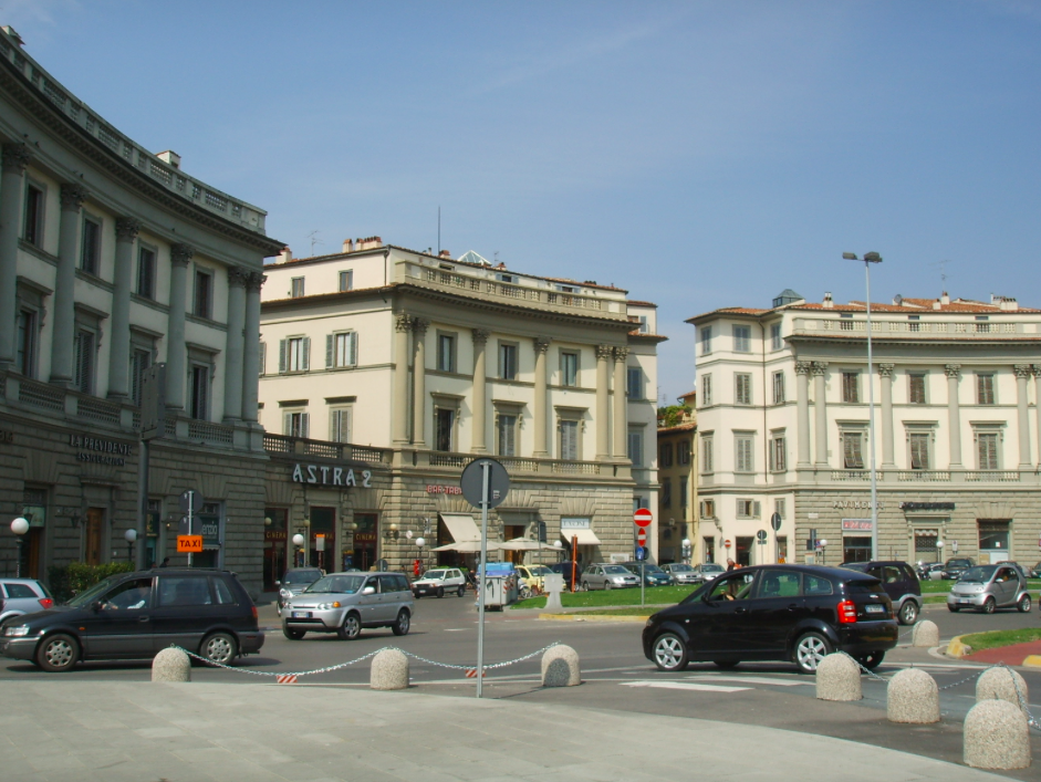 <em>The millionaire was found in the Piazza Cesare Beccaria in Milan (Wikipedia)</em>