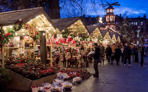 Manchester Christmas market - Credit: Getty