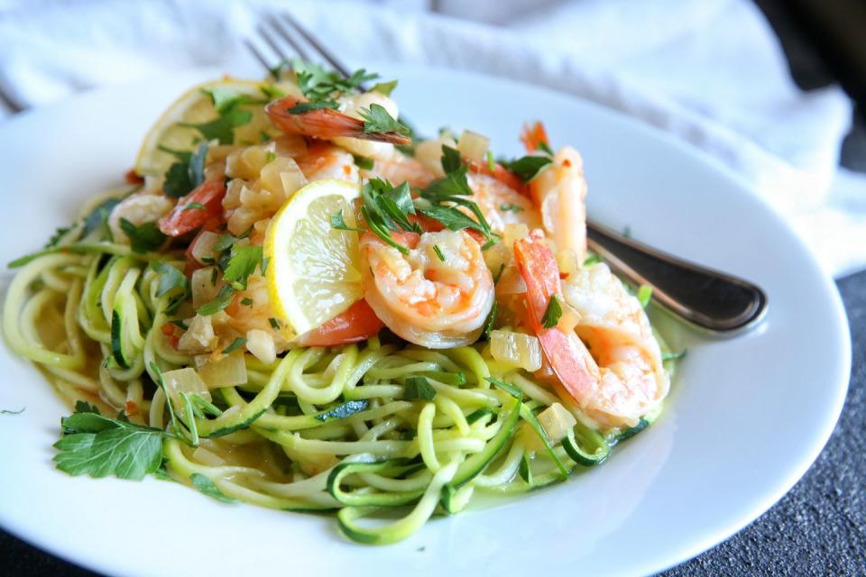 Shrimp Scampi Zoodles