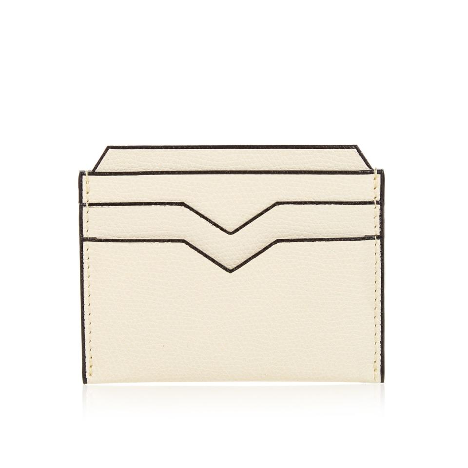 Valextra grained leather card holder £175