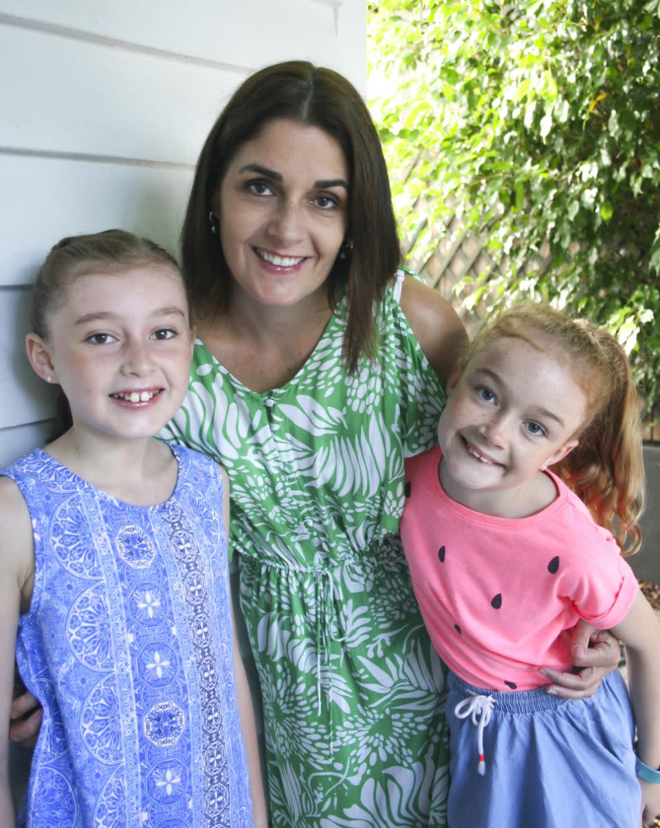 Brisbane mum Kelly Ferguson has created a range of makeup for kids as young as five-years-old. Photo: Supplied