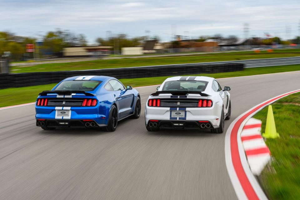 Photos of the 2019 Ford Mustang Shelby GT350