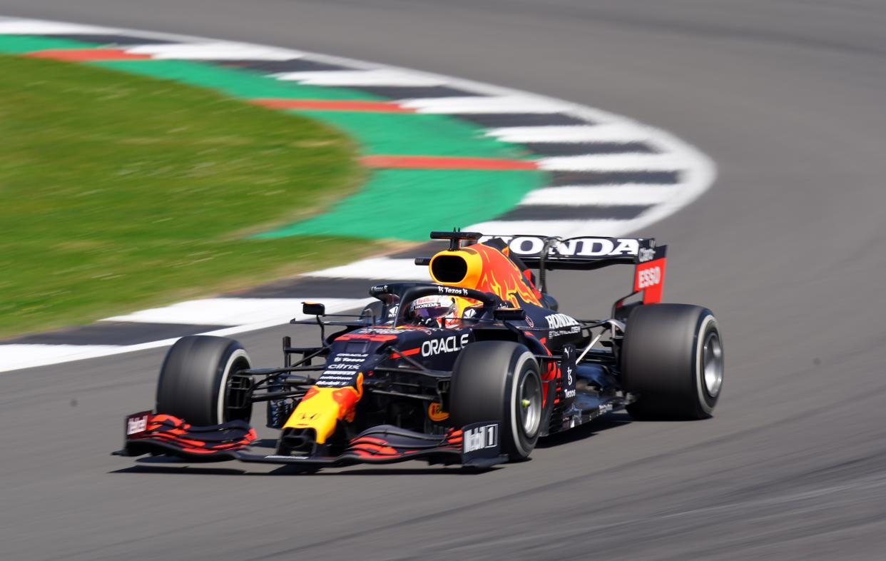 Max Verstappen finished fastest in the first action of the weekend (Tim Goode/PA) (PA Wire)