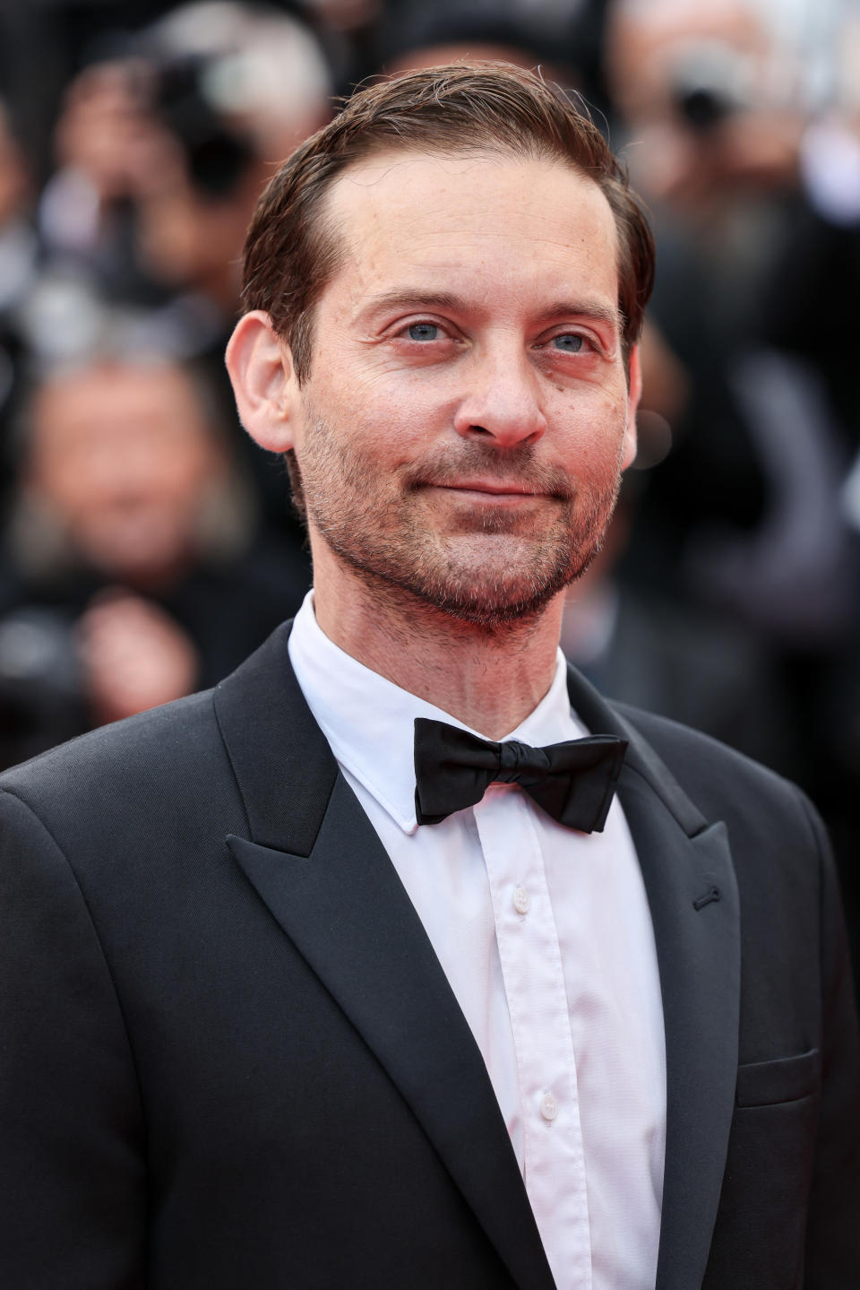 Tobey Maguire at the premiere of Killers of the Flower Moon