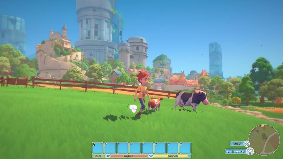 A scene from 'My Time at Portia' video game