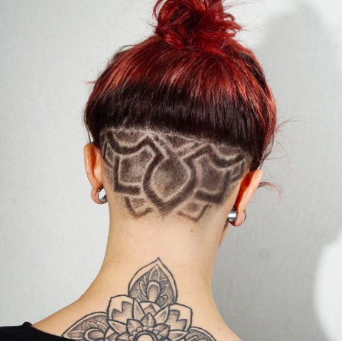 Undercut Hairstyle Idea: Graphic Design