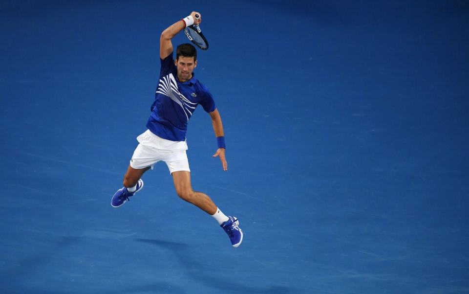 Novak Djokovic was at his very best against Lucas Pouille  - AFP