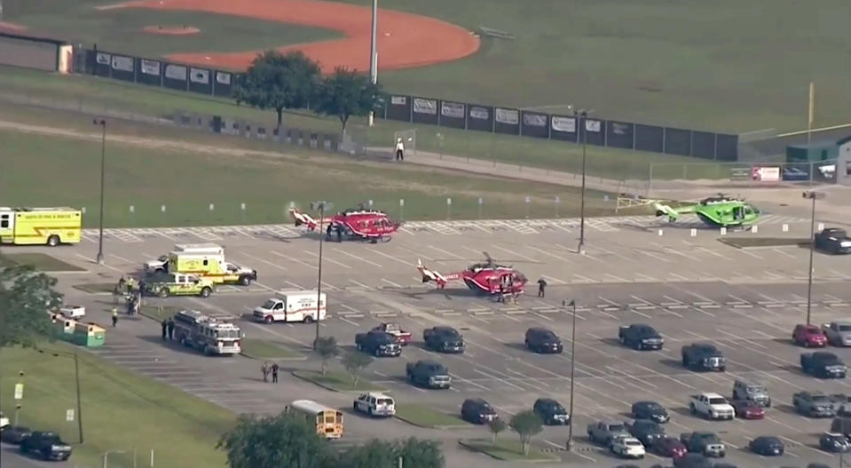 Las imágenes del tiroteo en una escuela de Santa Fe, Texas