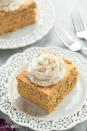 <p>This easy no-bake pumpkin cake will be your go-to <span class="redactor-unlink">treat for the season.</span></p><p><strong><em>Get the tutorial at <a href="https://therecipecritic.com/2016/10/pumpkin-pie-icebox-cake/" rel="nofollow noopener" target="_blank" data-ylk="slk:The Recipe Critic;elm:context_link;itc:0;sec:content-canvas" class="link ">The Recipe Critic</a>. </em></strong></p>