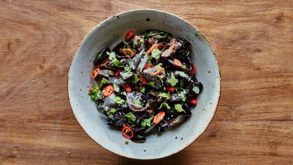 Wood Ear and Cilantro Salad