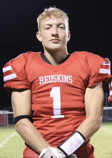 Camden-Frontier senior Ethan 'Worm' Wickham earned second team AP all-state honors for the receiver position in 2023.