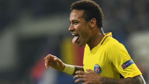 Neymar Anderlecht PSG UEFA Champions League 18102017